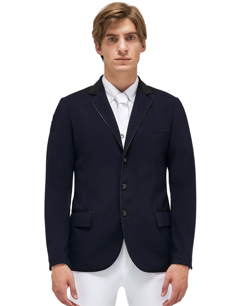 Cavalleria Toscana Men's Lightweight Riding Jacket - Navy
