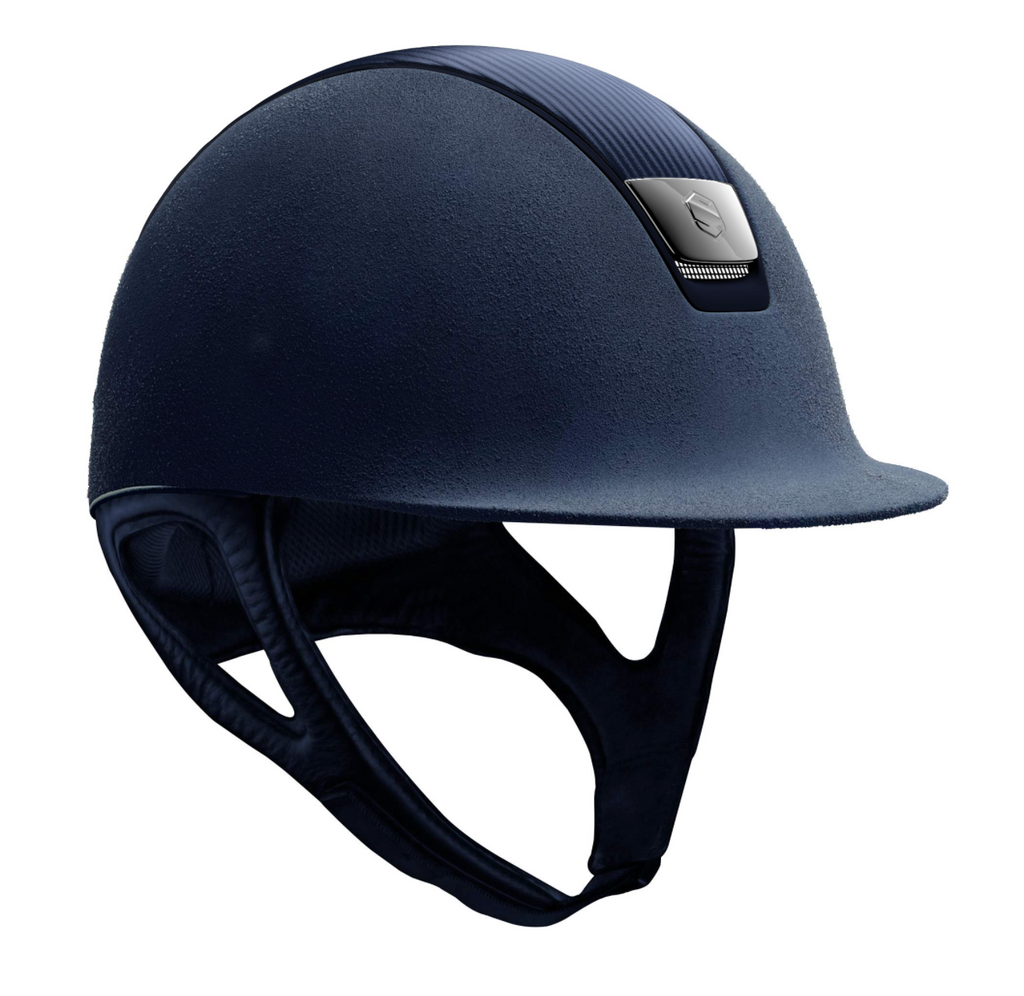 Samshield Blue Premium Helmet - Leather top
