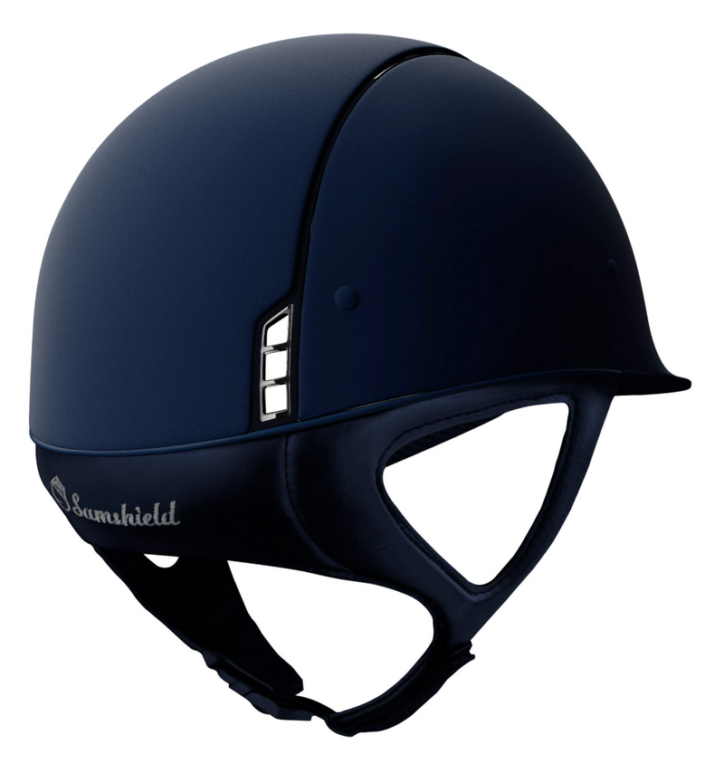 Samshield 1.0 Blue Shadowmatt Helmet - Matte blue trim