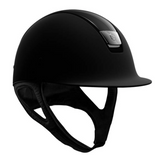 Samshield Black Shadowmatt Helmet - Glossy Top, Matte Black Trim